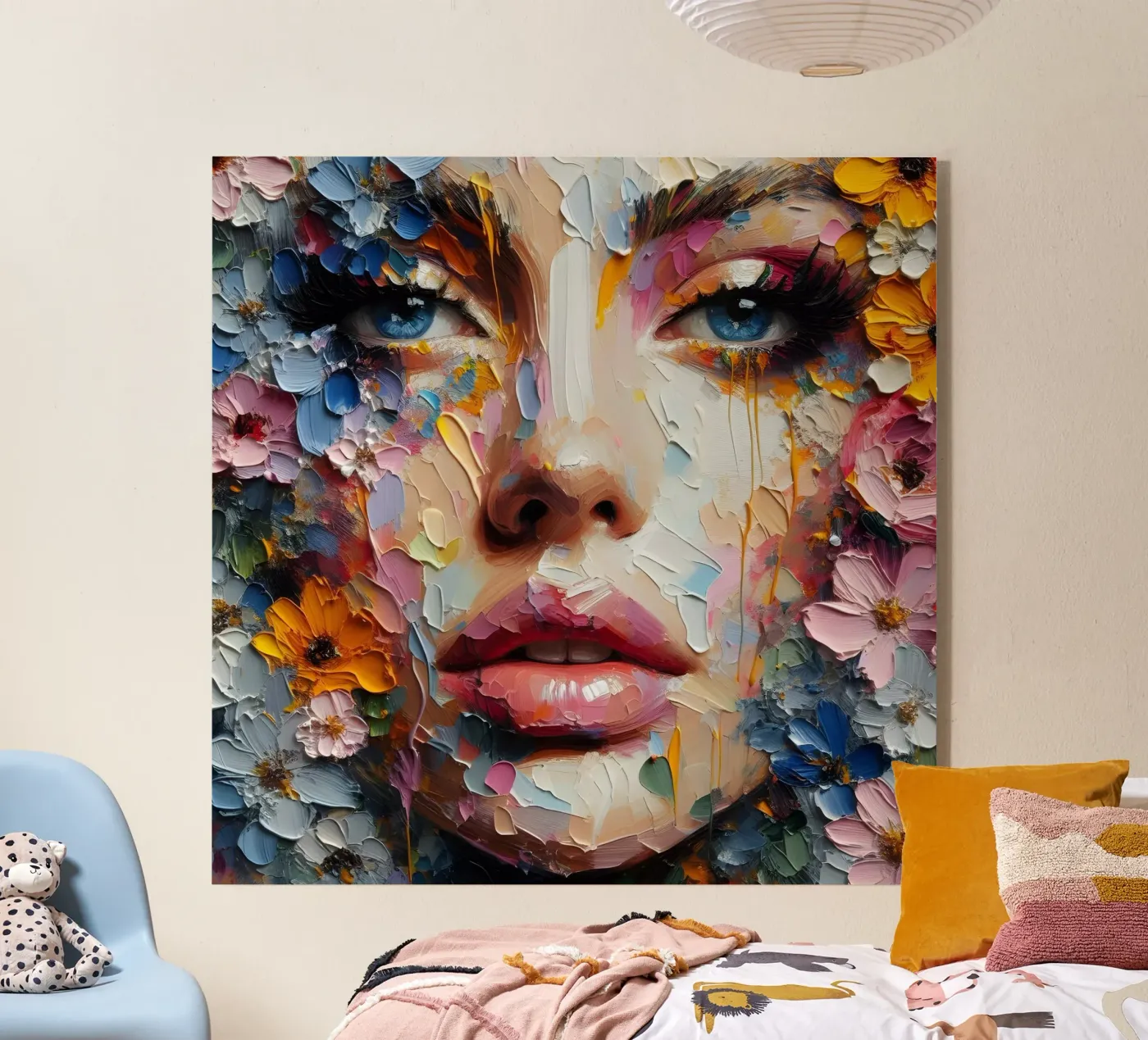 BOHO-MÄDCHEN Acryl-Glas von ARTOMATIC