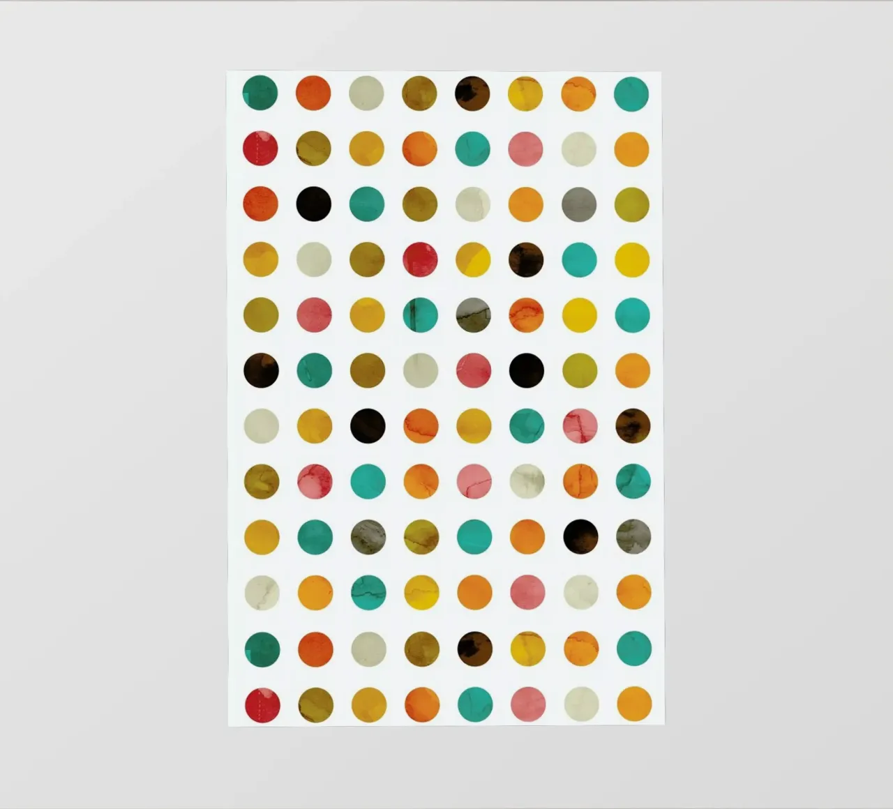Autumnal Polka Dot pvc cover by cafelab