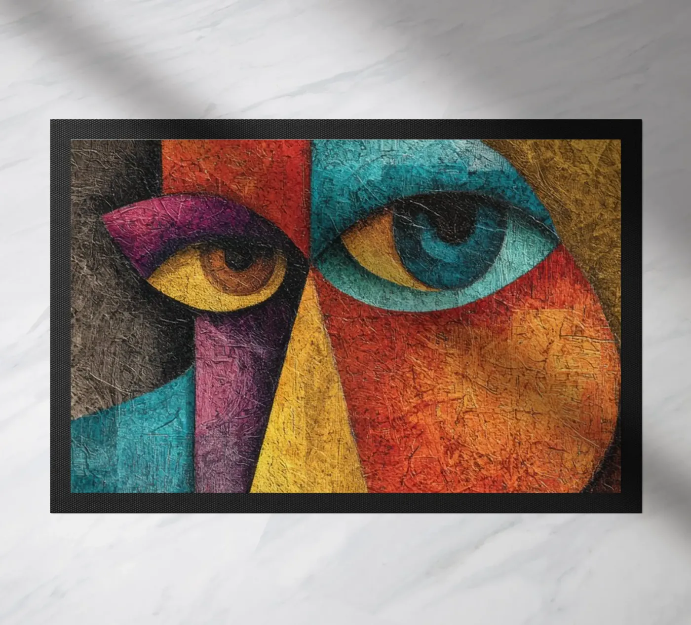 Face Fußmatte von Art Unleashed