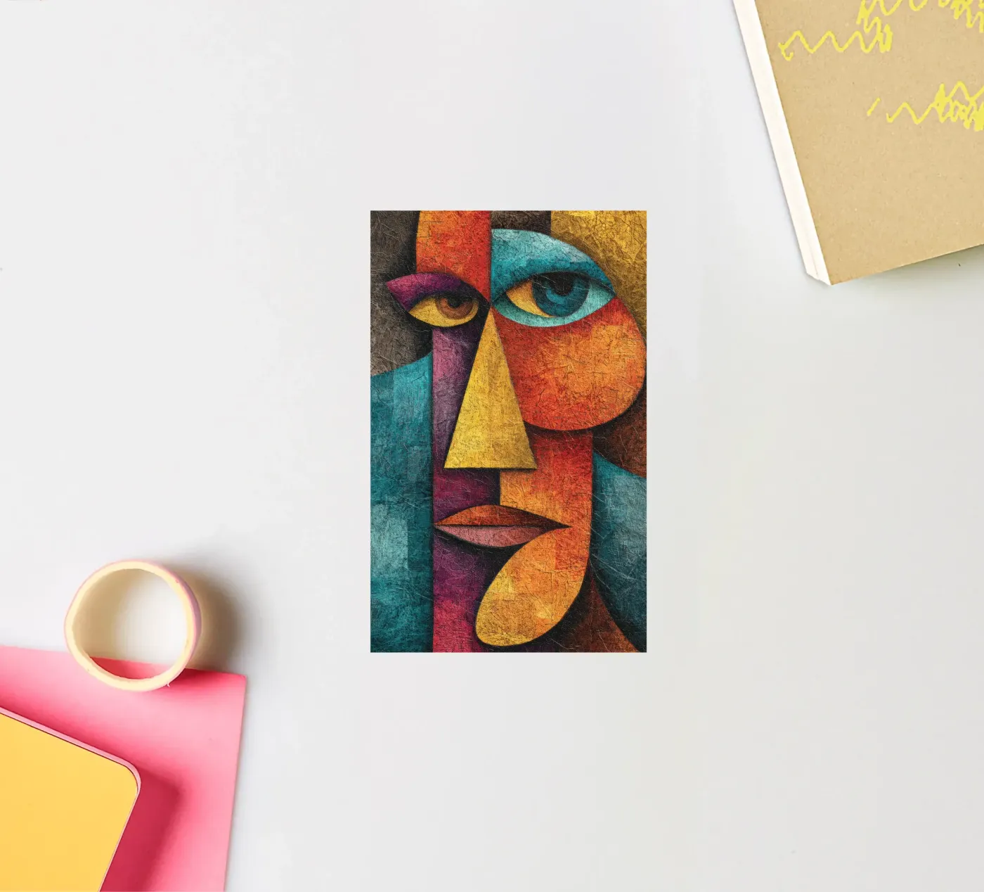 Face sticker by Art Unleashed