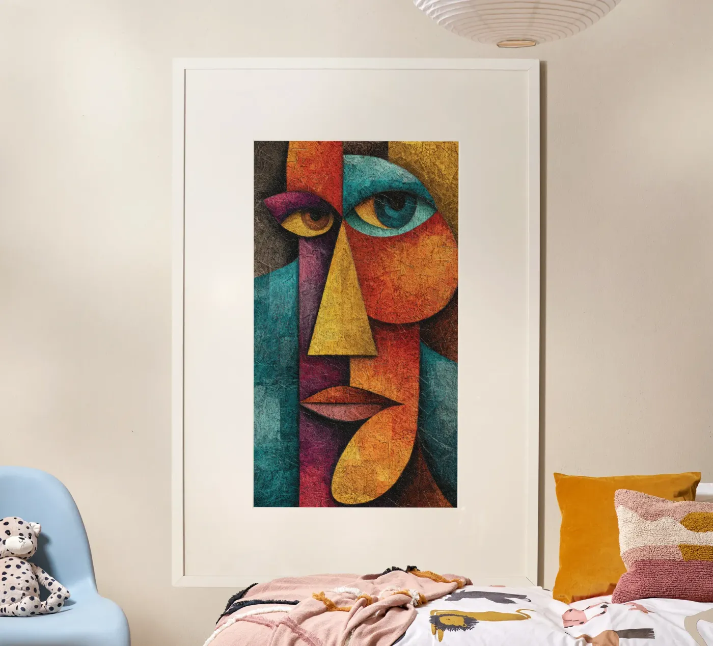 Face Poster von Art Unleashed