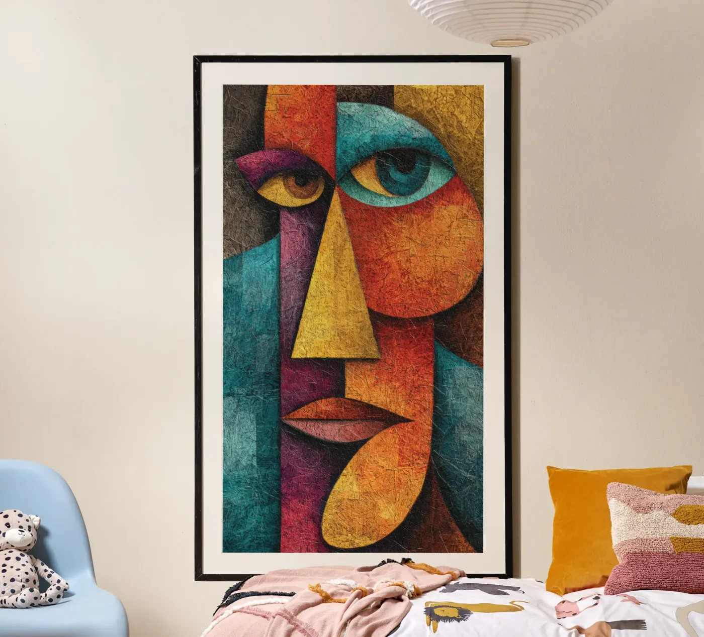 Face Poster von Art Unleashed