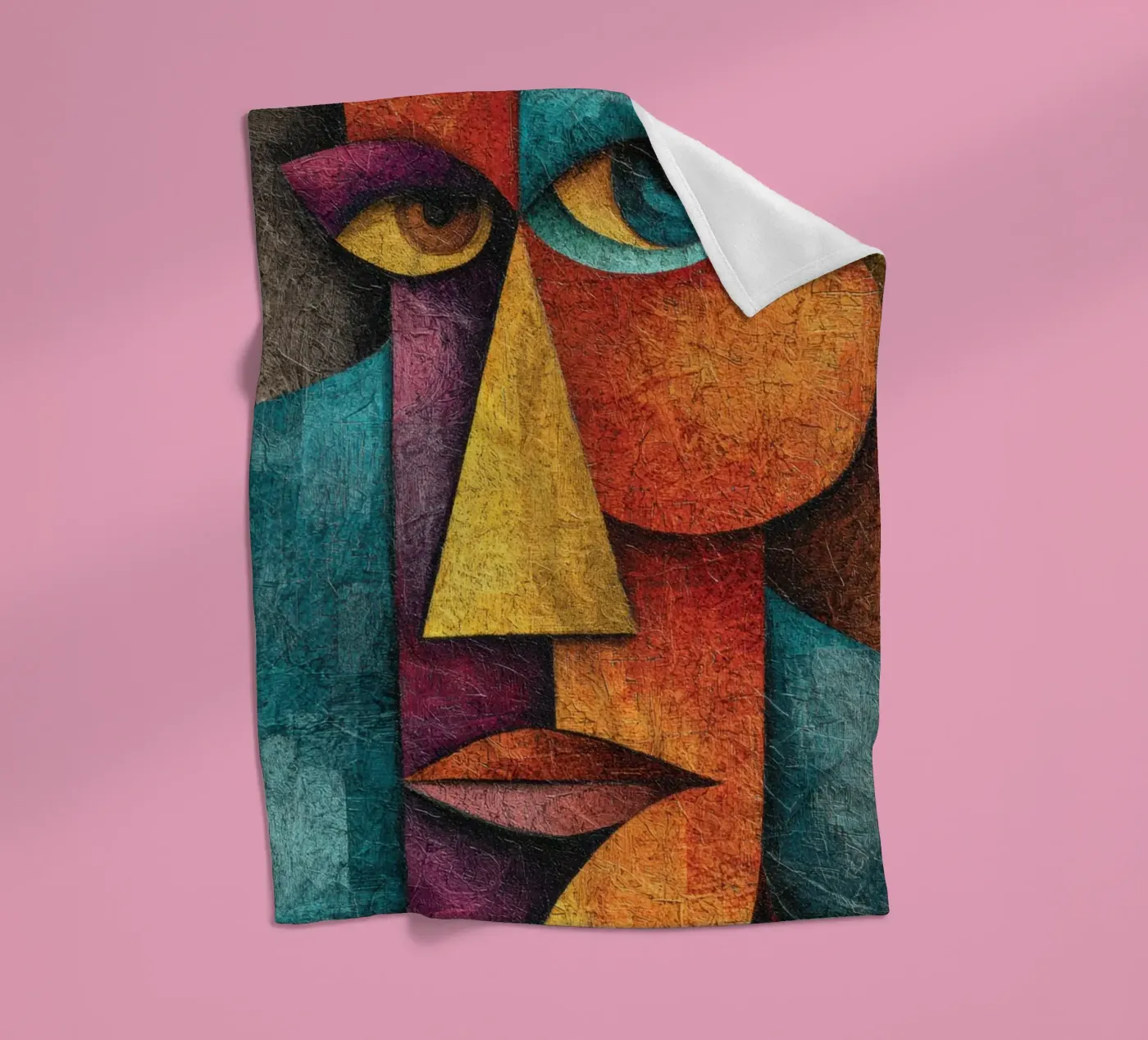 Face Fleecedecke von Art Unleashed