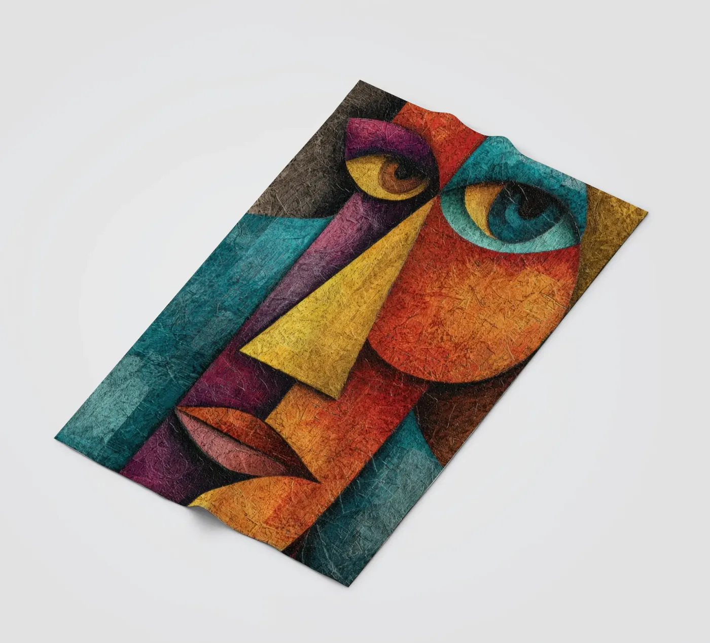 Face Fleecedecke von Art Unleashed