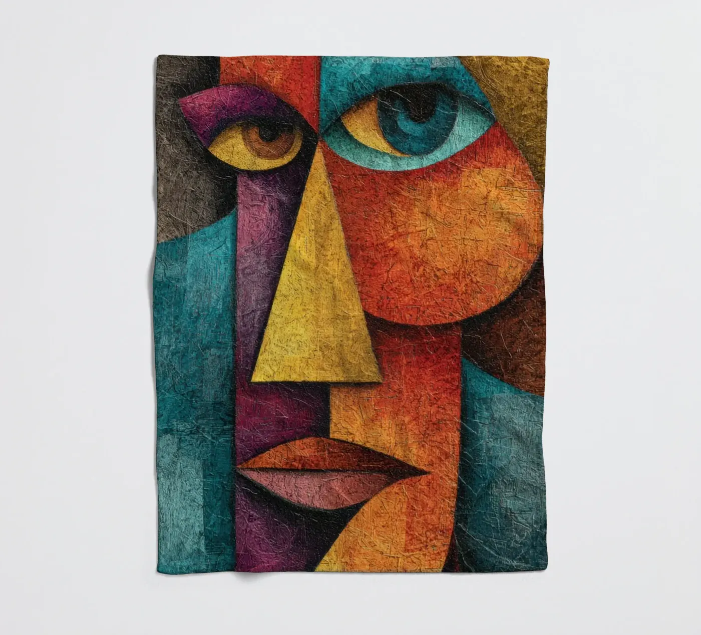 Face Fleecedecke von Art Unleashed