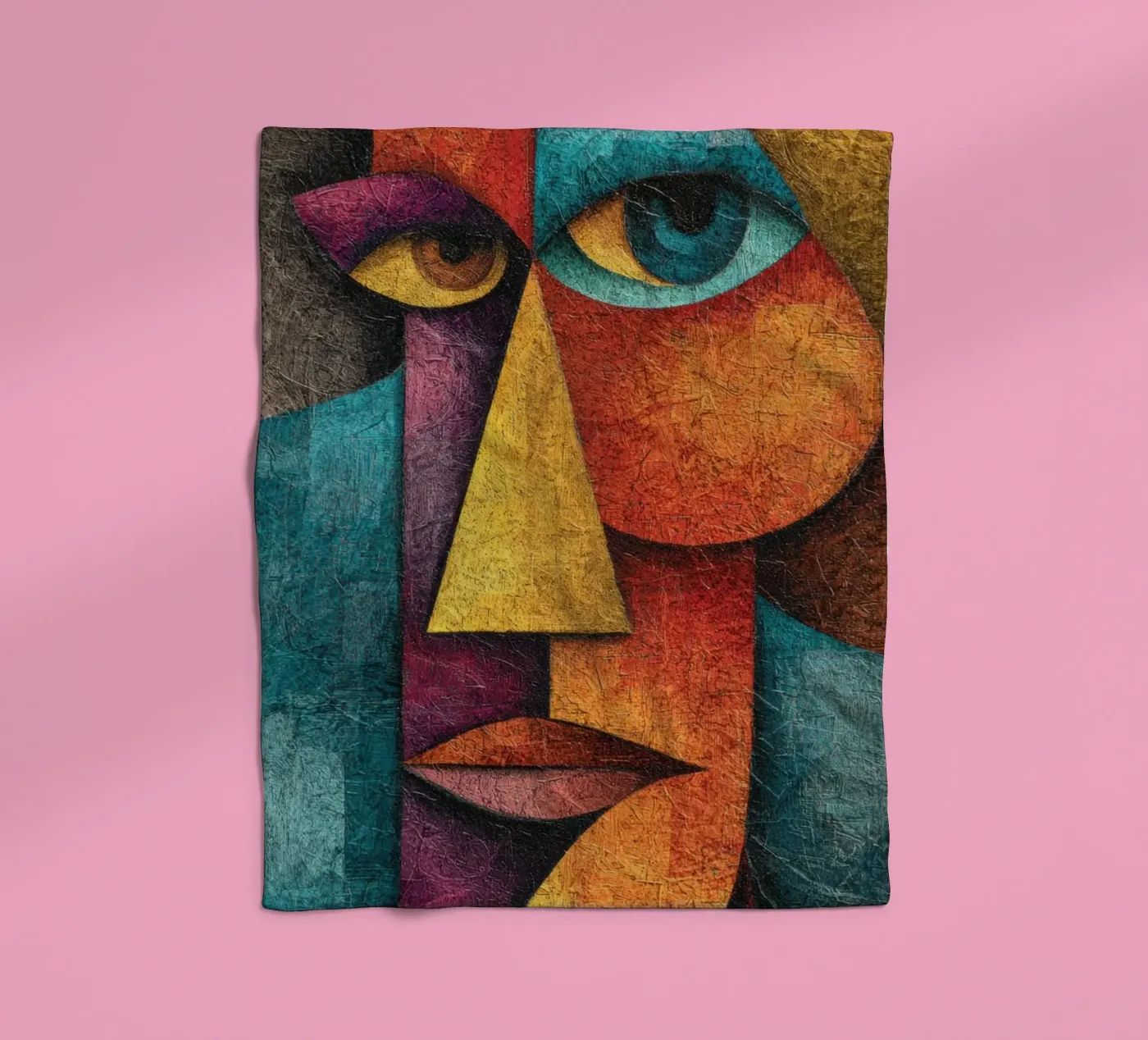 Face Fleecedecke von Art Unleashed