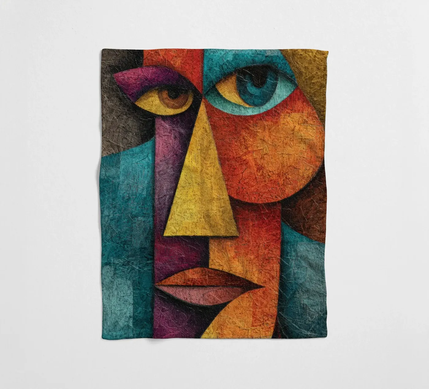 Face Fleecedecke von Art Unleashed