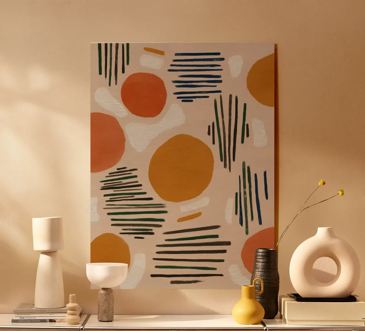 Tangerine Lines plexiglass da Sienna Atelier