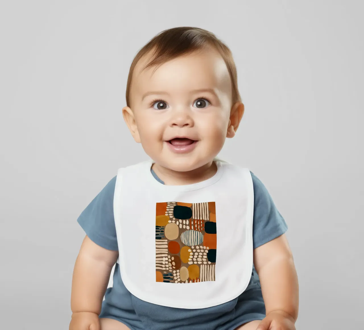 Quiet Desert Pattern bavaglino da Sienna Atelier