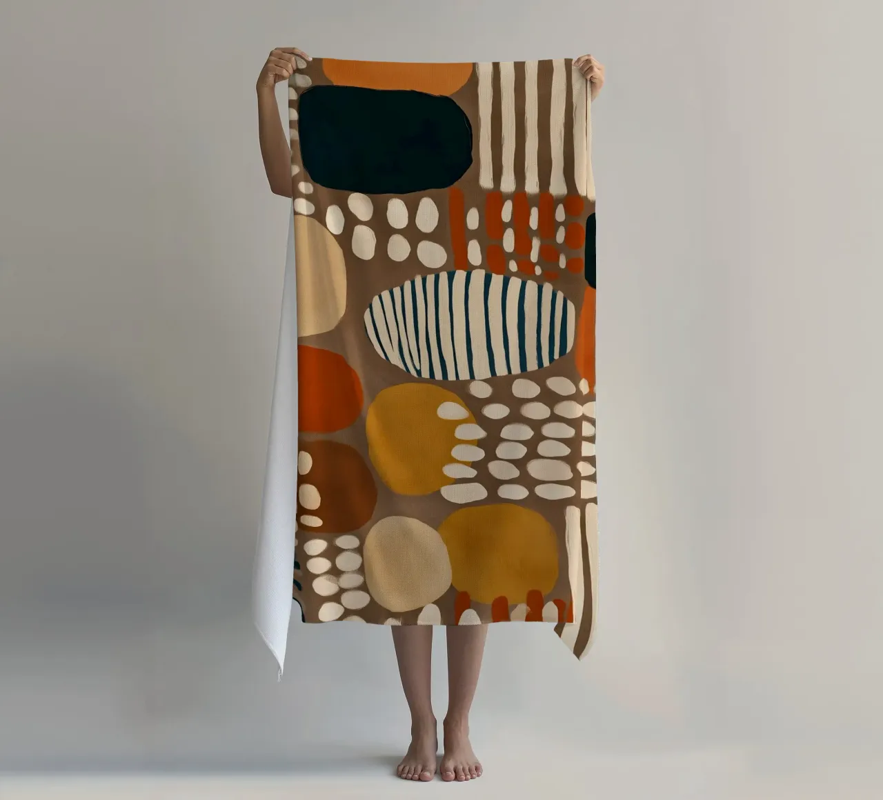 Quiet Desert Pattern telo mare da Sienna Atelier