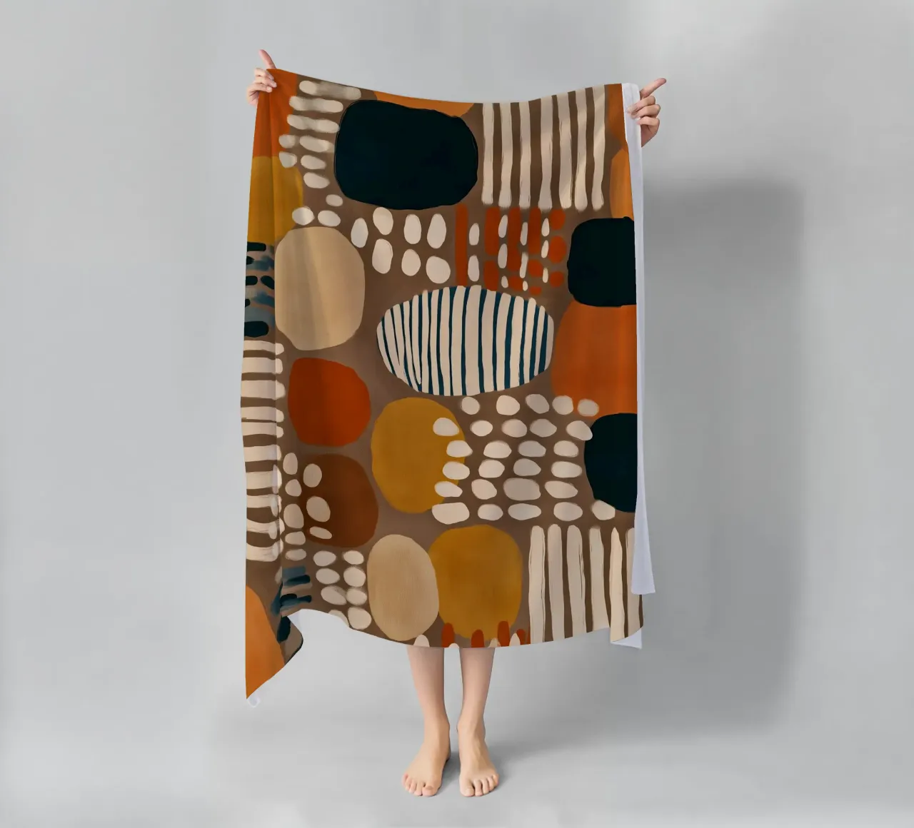 Quiet Desert Pattern telo mare da Sienna Atelier