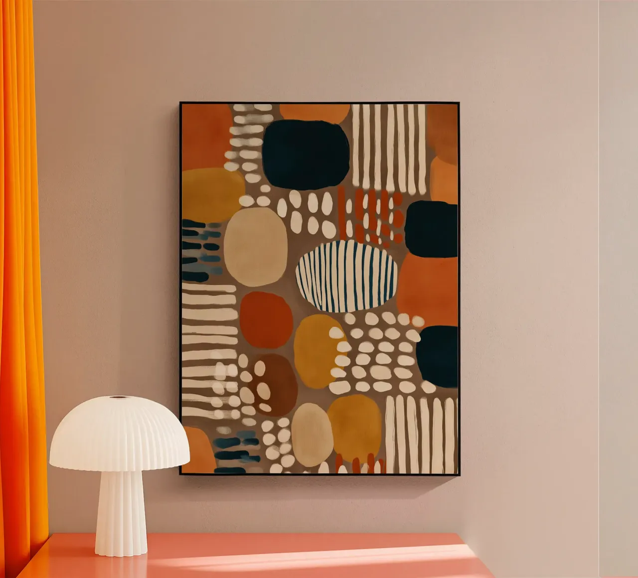 Quiet Desert Pattern plexiglass da Sienna Atelier