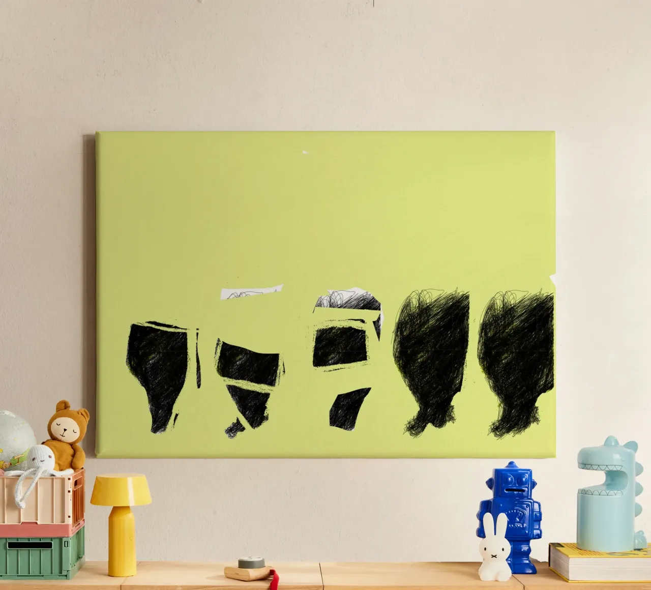 Squirrel Attack canvas van Nepomuk