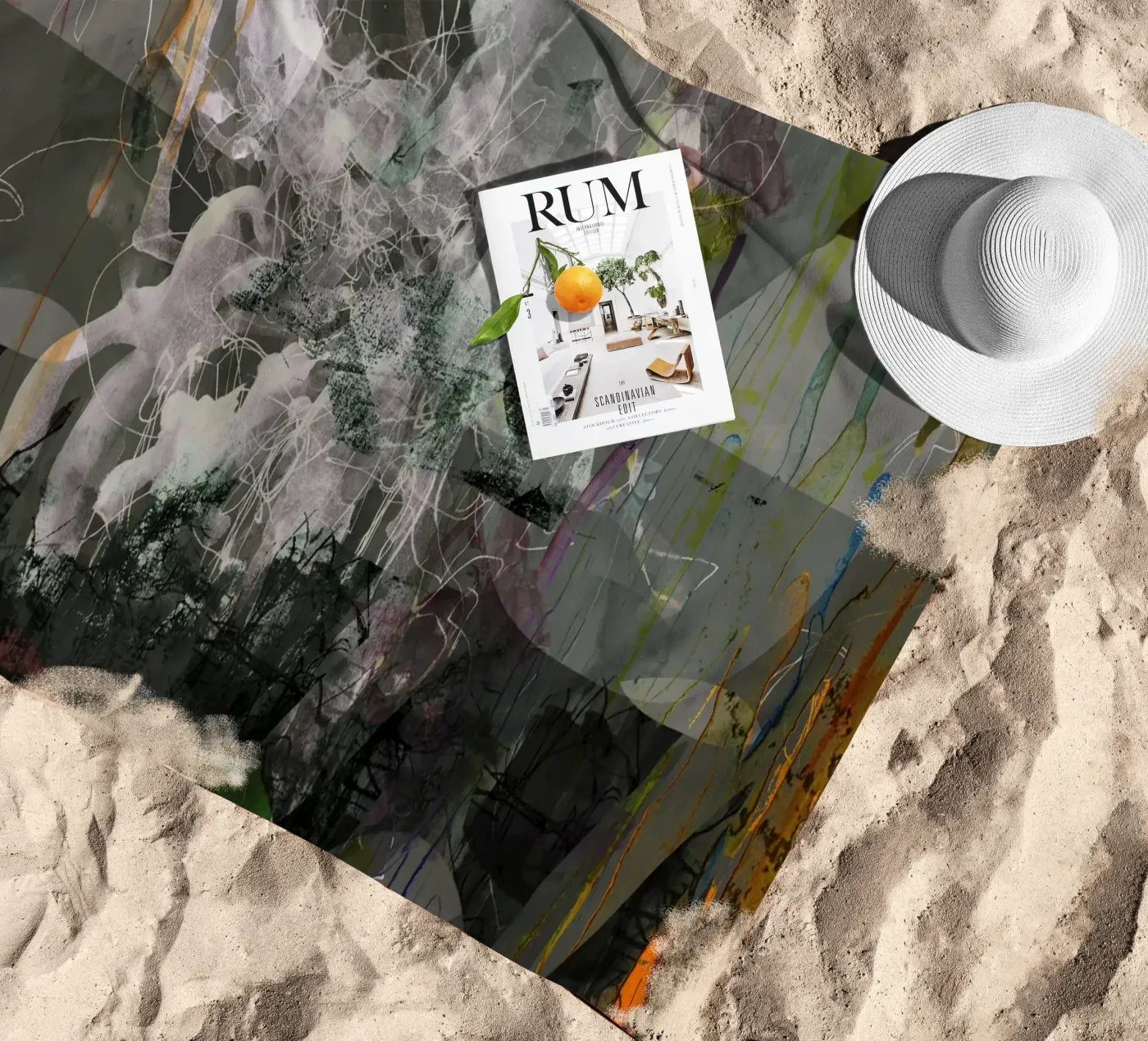 flogreen strandhanddoek van k i m