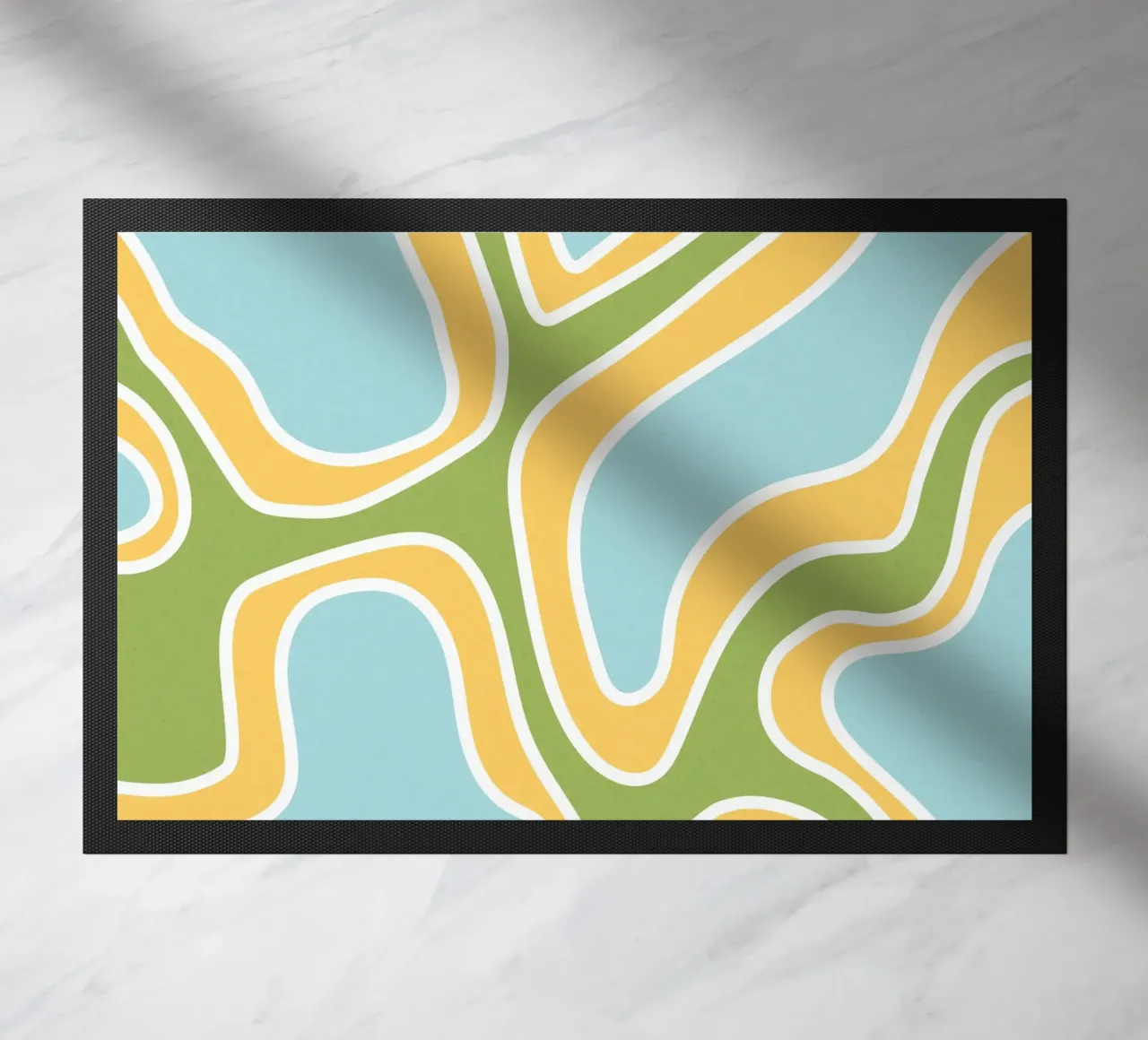 AAA7 Fußmatte von shellybremmer -swirls