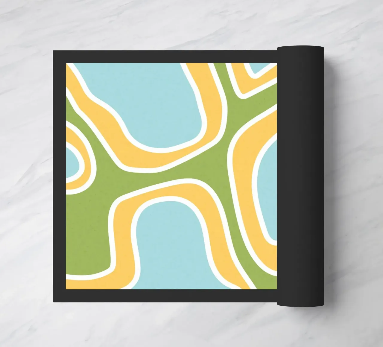 AAA7 Fußmatte von shellybremmer -swirls