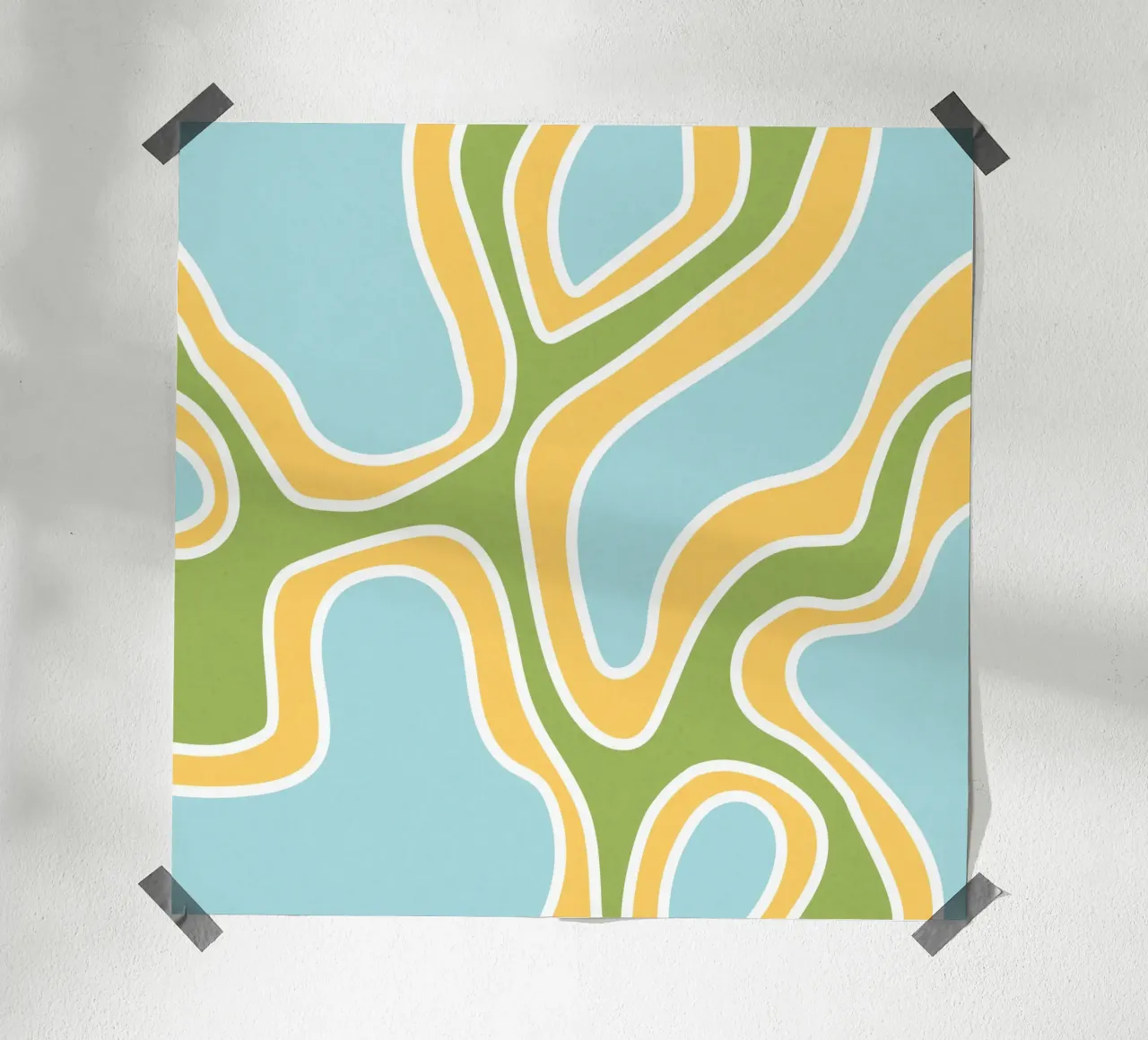 AAA7 poster van shellybremmer -swirls