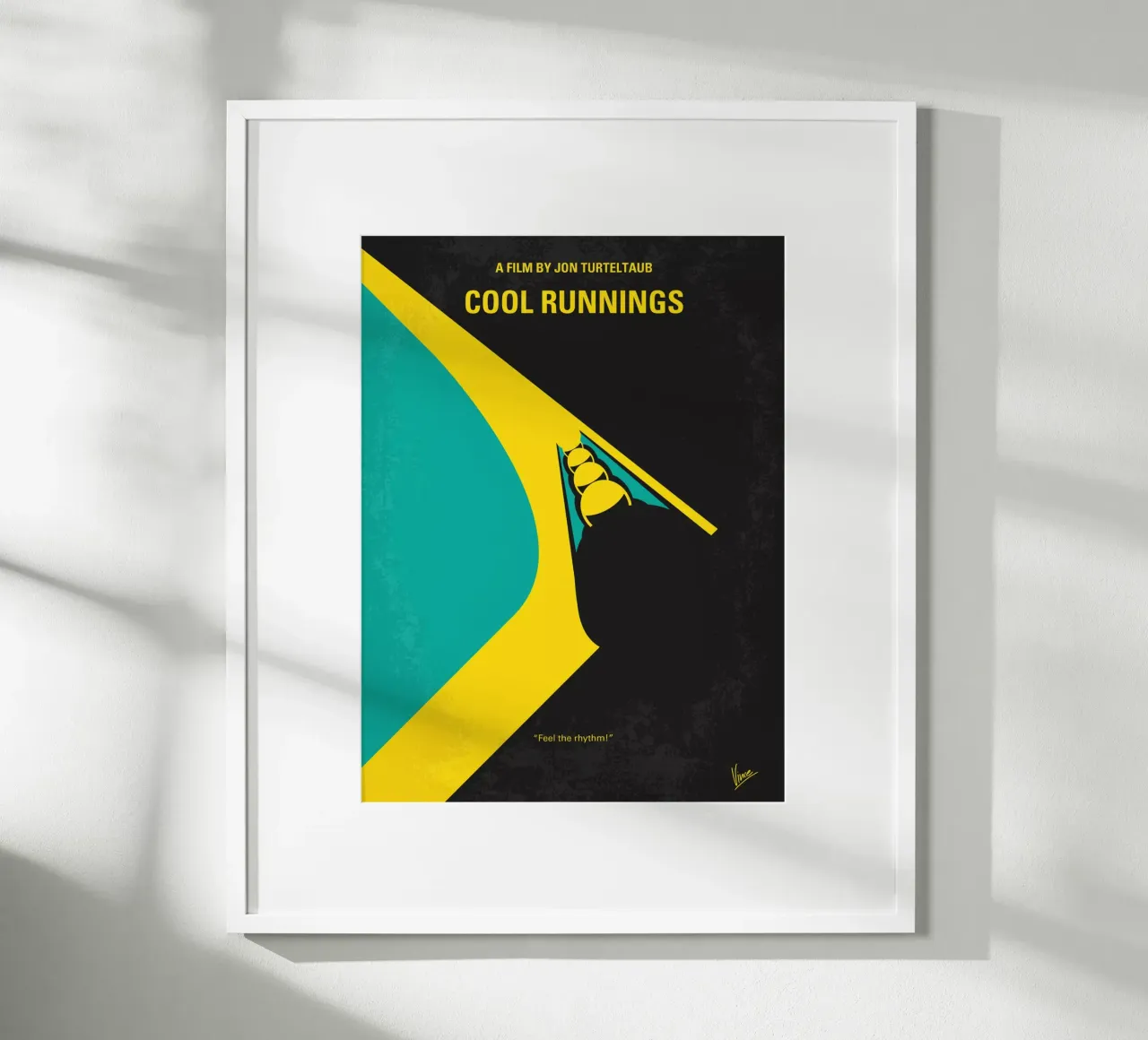 No538 My COOL RUNNINGS minimal movie poster poster by Chungkong
