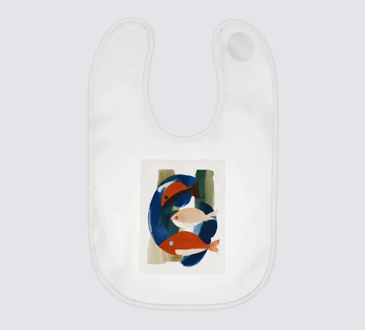 Pesce astratto bavaglino da ThingDesign