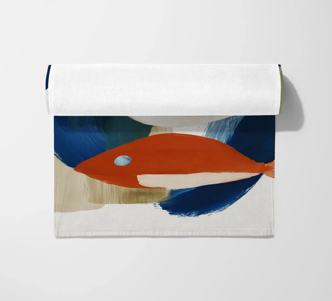 Pesce astratto telo mare da ThingDesign