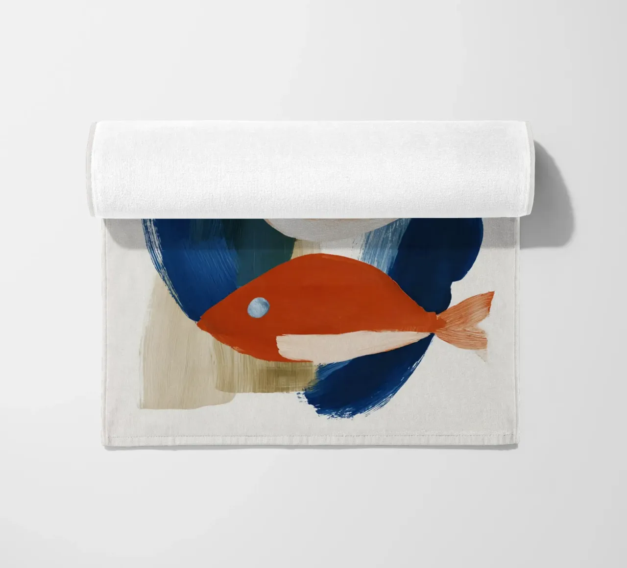 Pesce astratto telo mare da ThingDesign