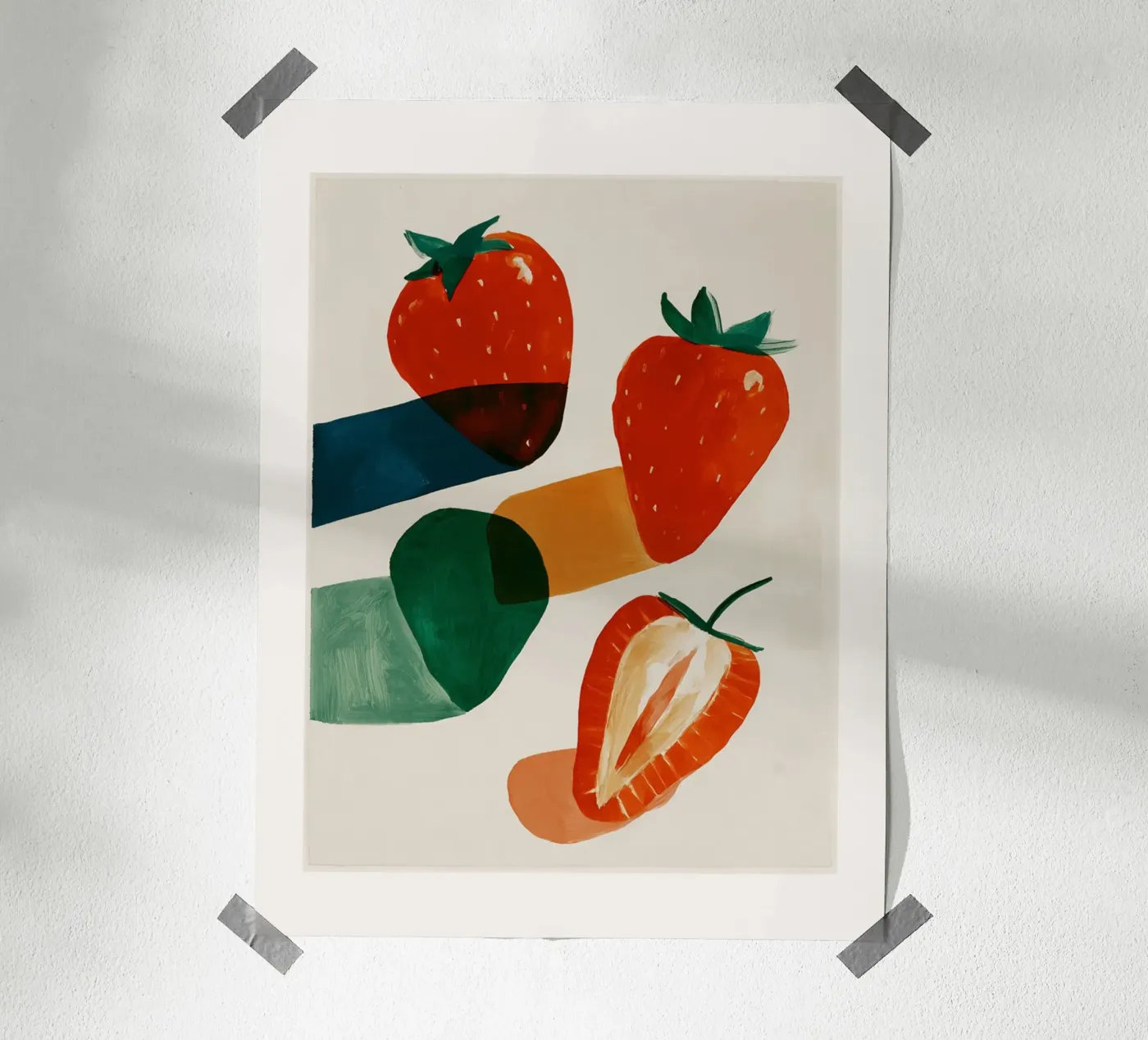 Aardbeien poster van ThingDesign