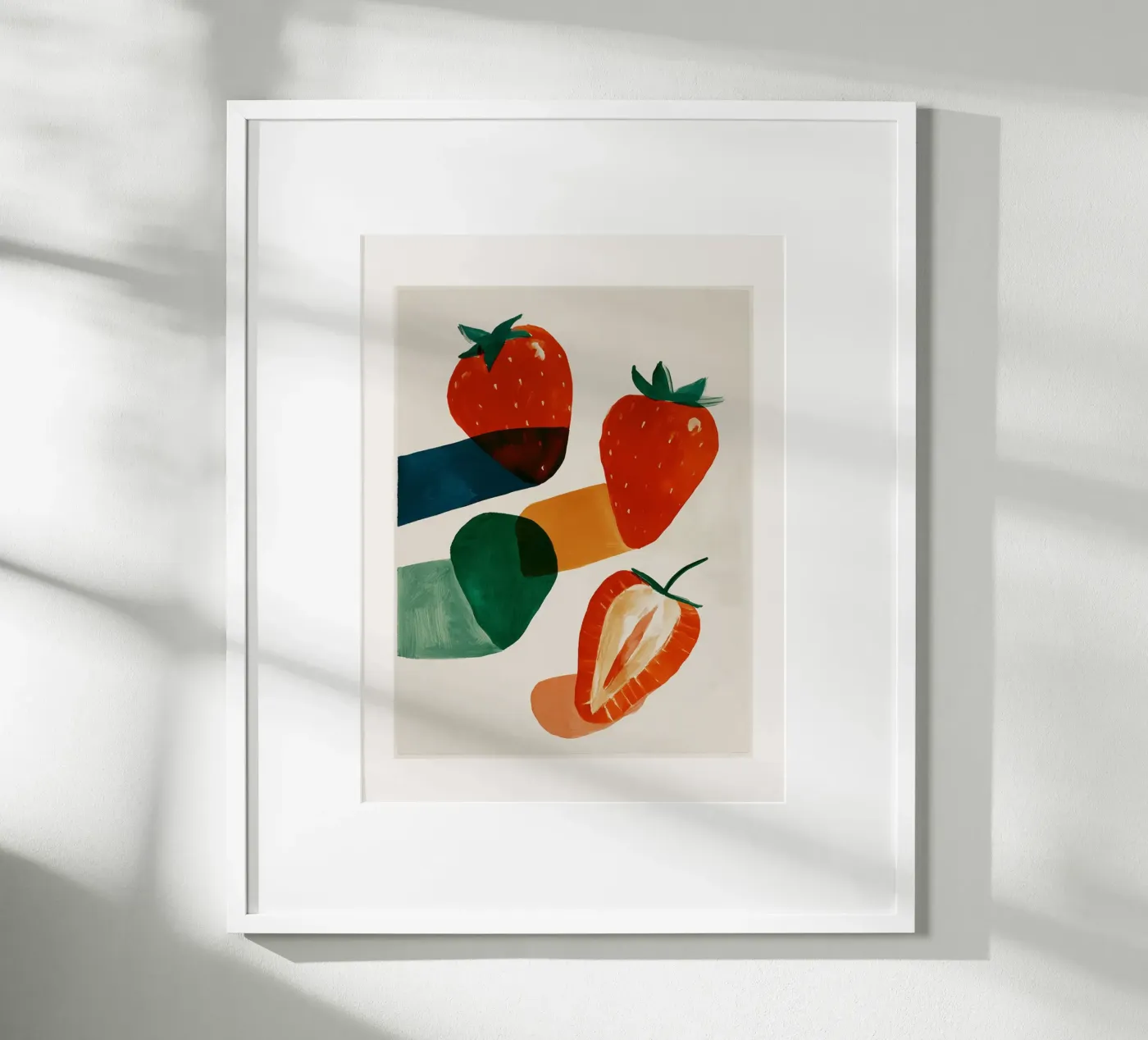 Aardbeien poster van ThingDesign