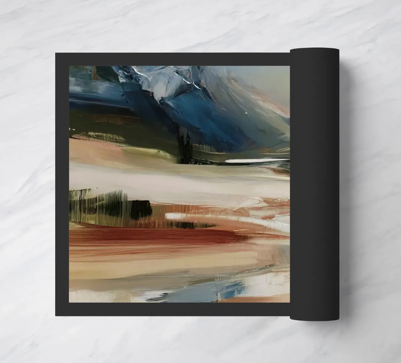 Between Mountains doormat by M.A.Z.U.N.