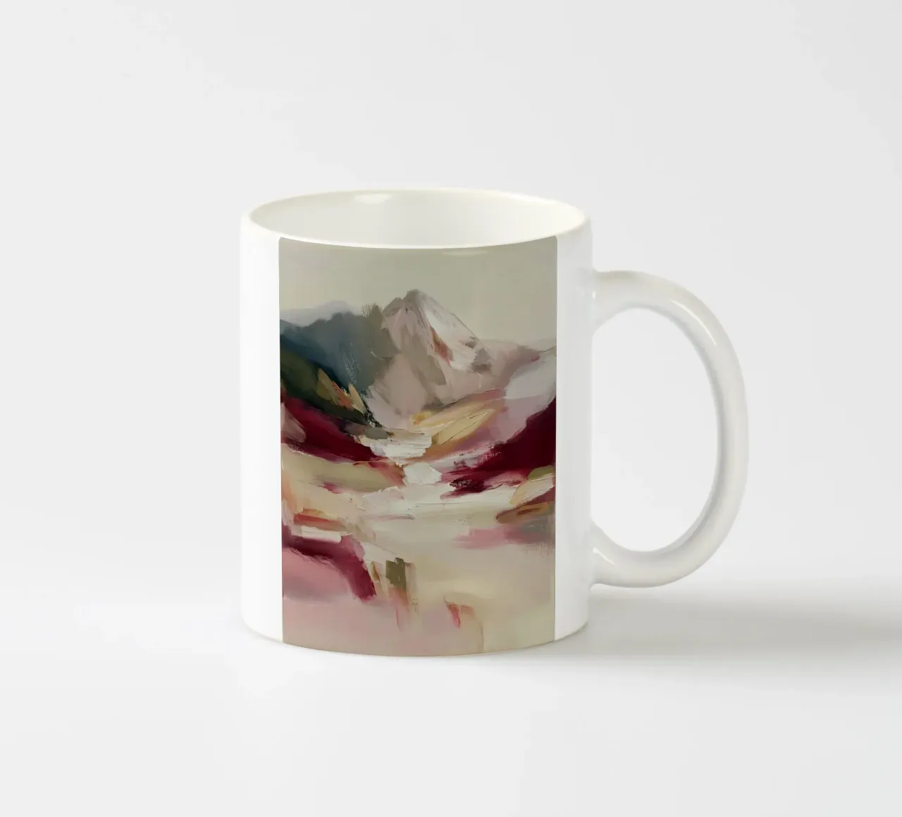 Distant Mountain ceramic mug by M.A.Z.U.N.