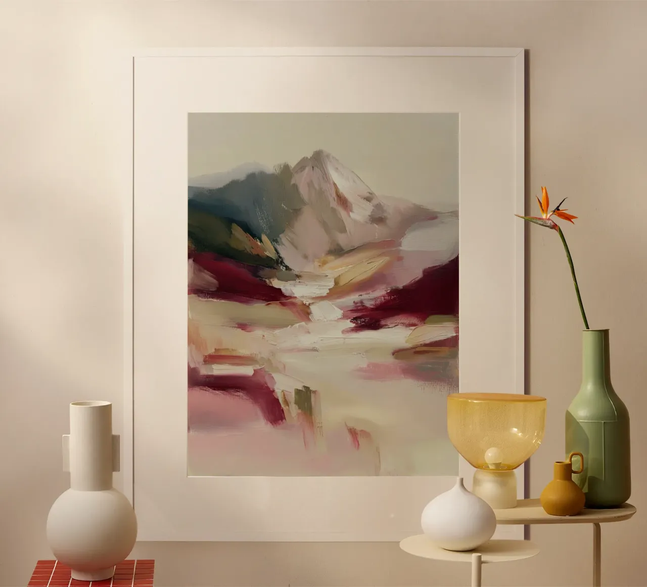 Distant Mountain poster van M.A.Z.U.N.