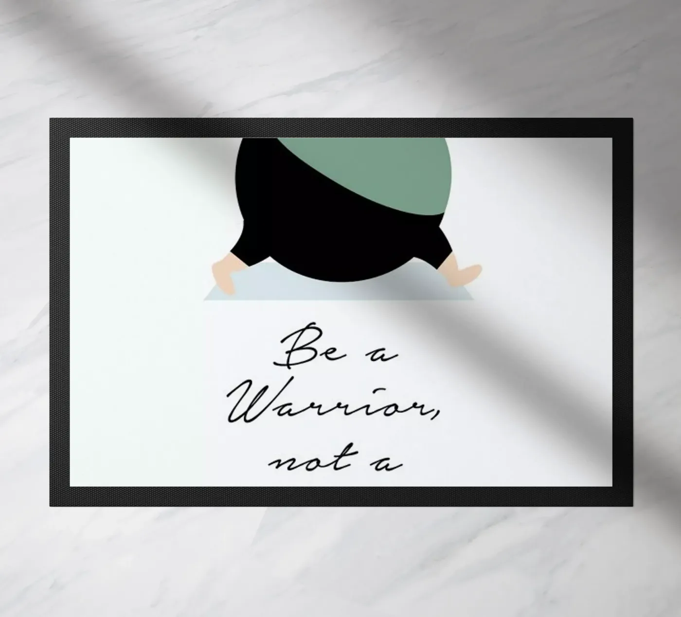 Yoga 4 doormat by Maria Kritzas