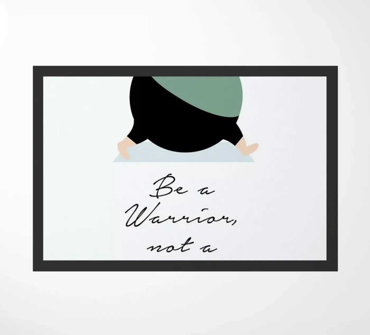 Yoga 4 doormat by Maria Kritzas