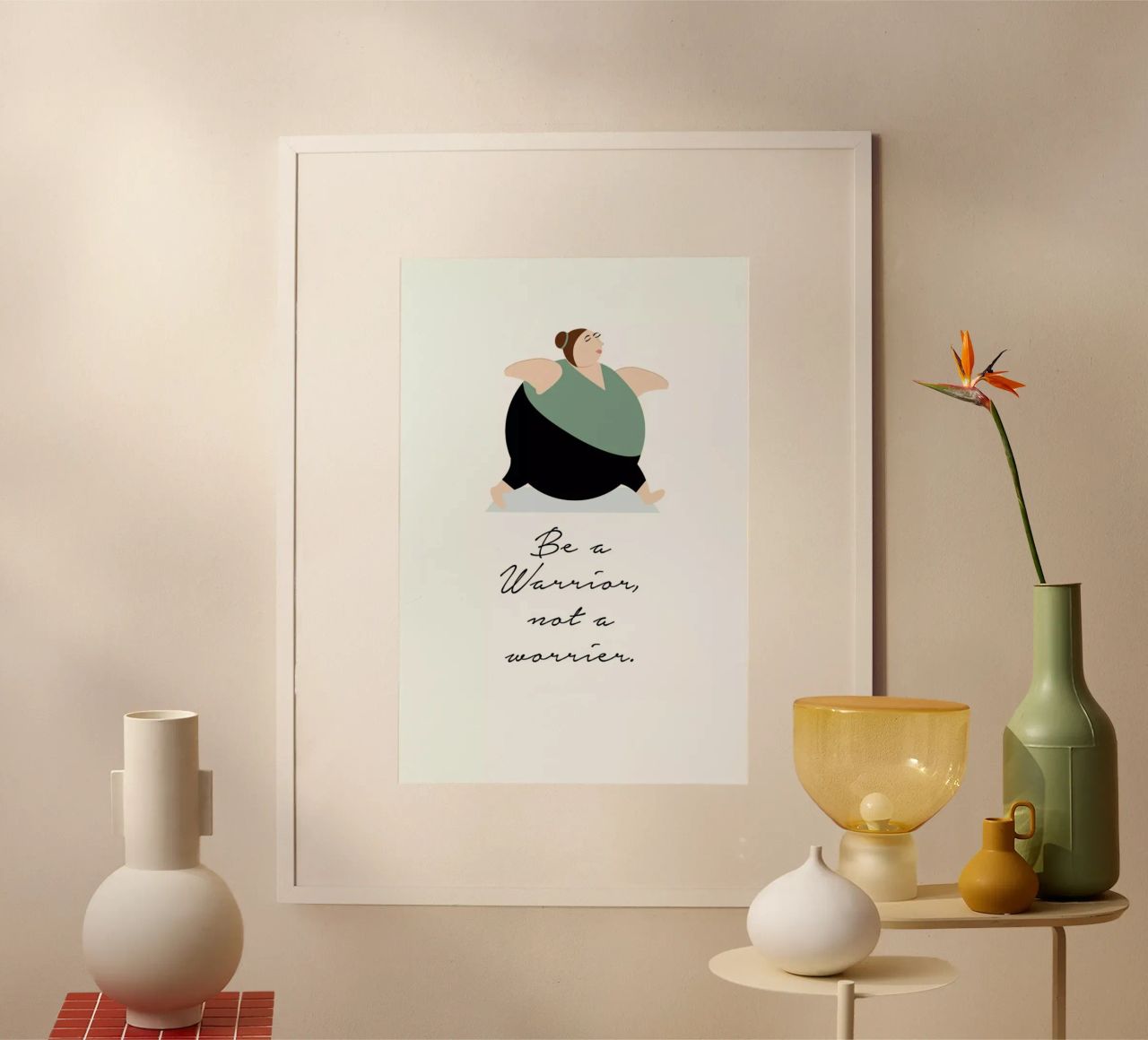 Yoga 4 Poster von Maria Kritzas