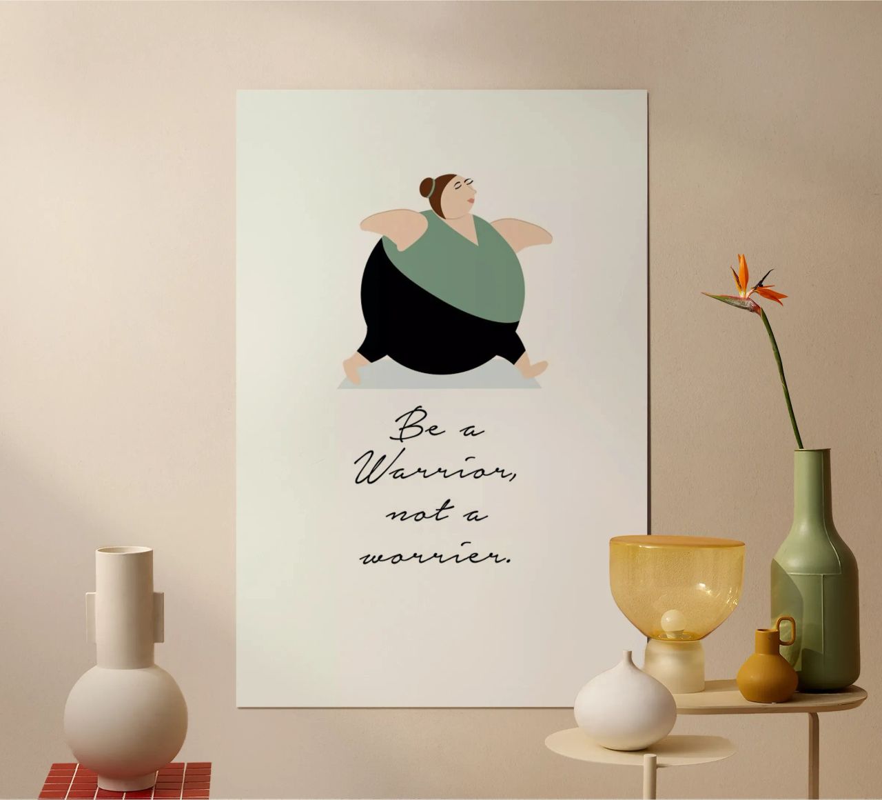 Yoga 4 Poster von Maria Kritzas