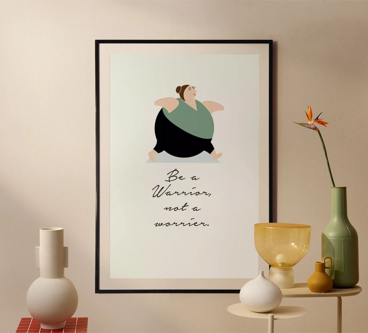 Yoga 4 Poster von Maria Kritzas