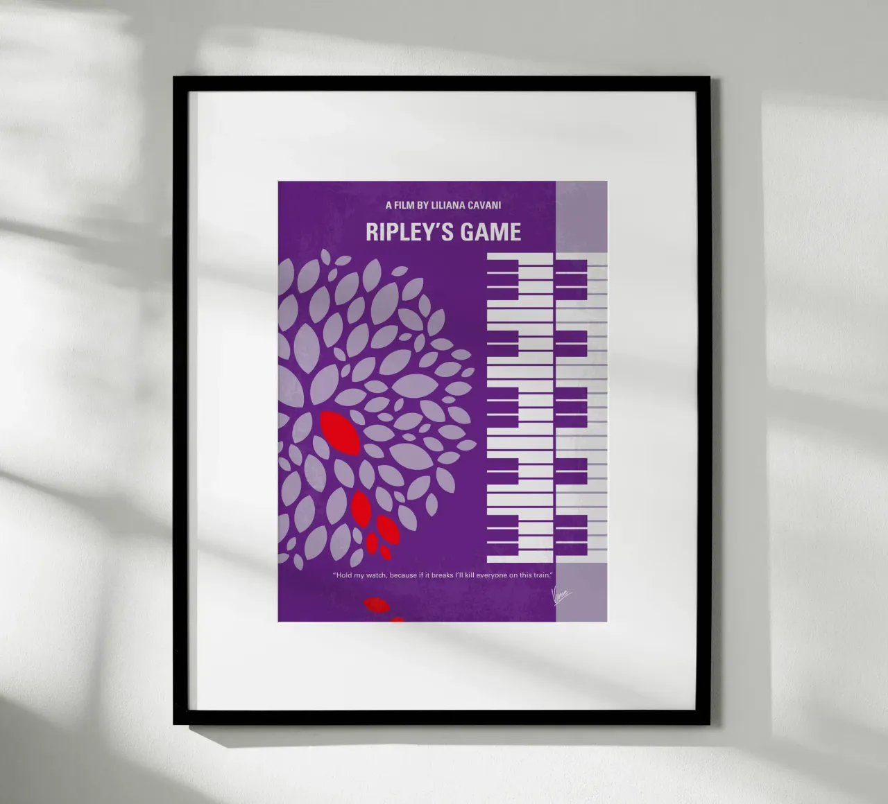 No546 My Ripleys Game minimal movie poster poster da Chungkong