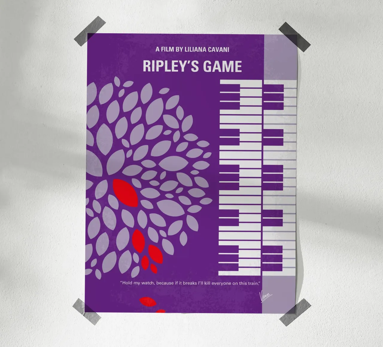 No546 My Ripleys Game minimal movie poster poster da Chungkong