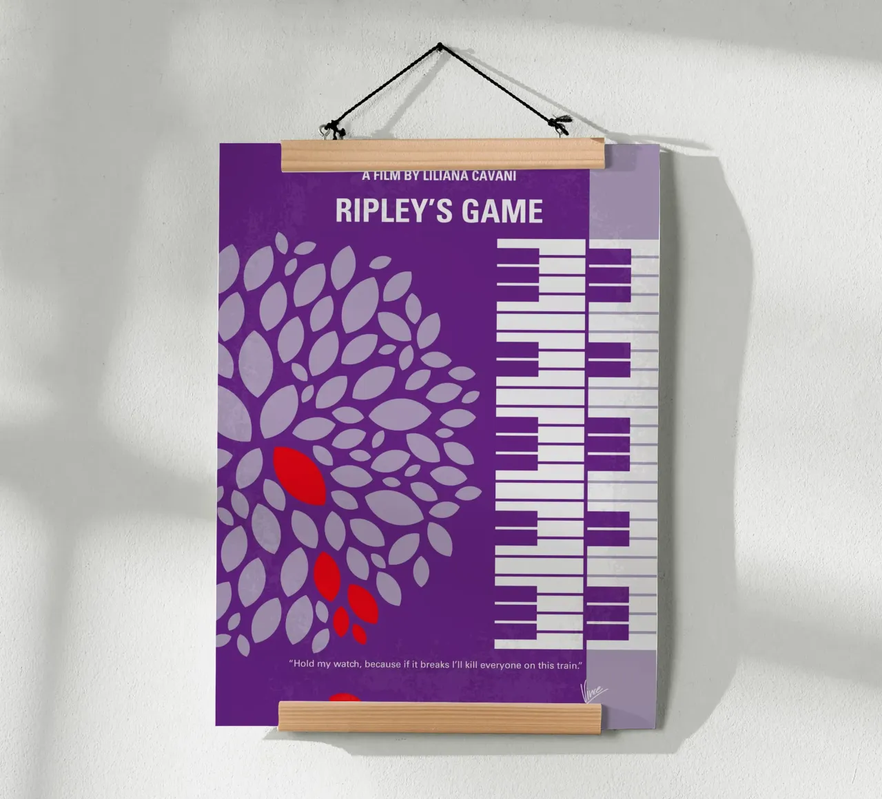 No546 My Ripleys Game minimal movie poster poster da Chungkong
