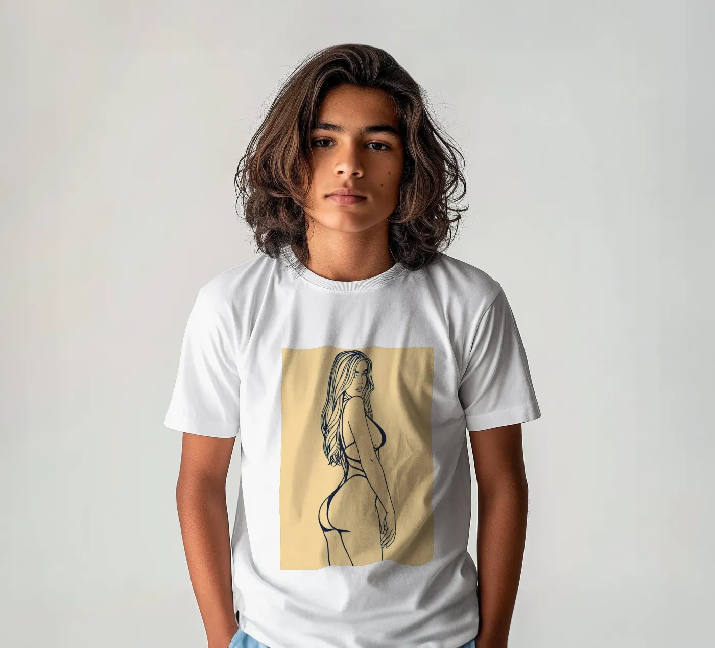 bikini t-shirt bambini da NAS800