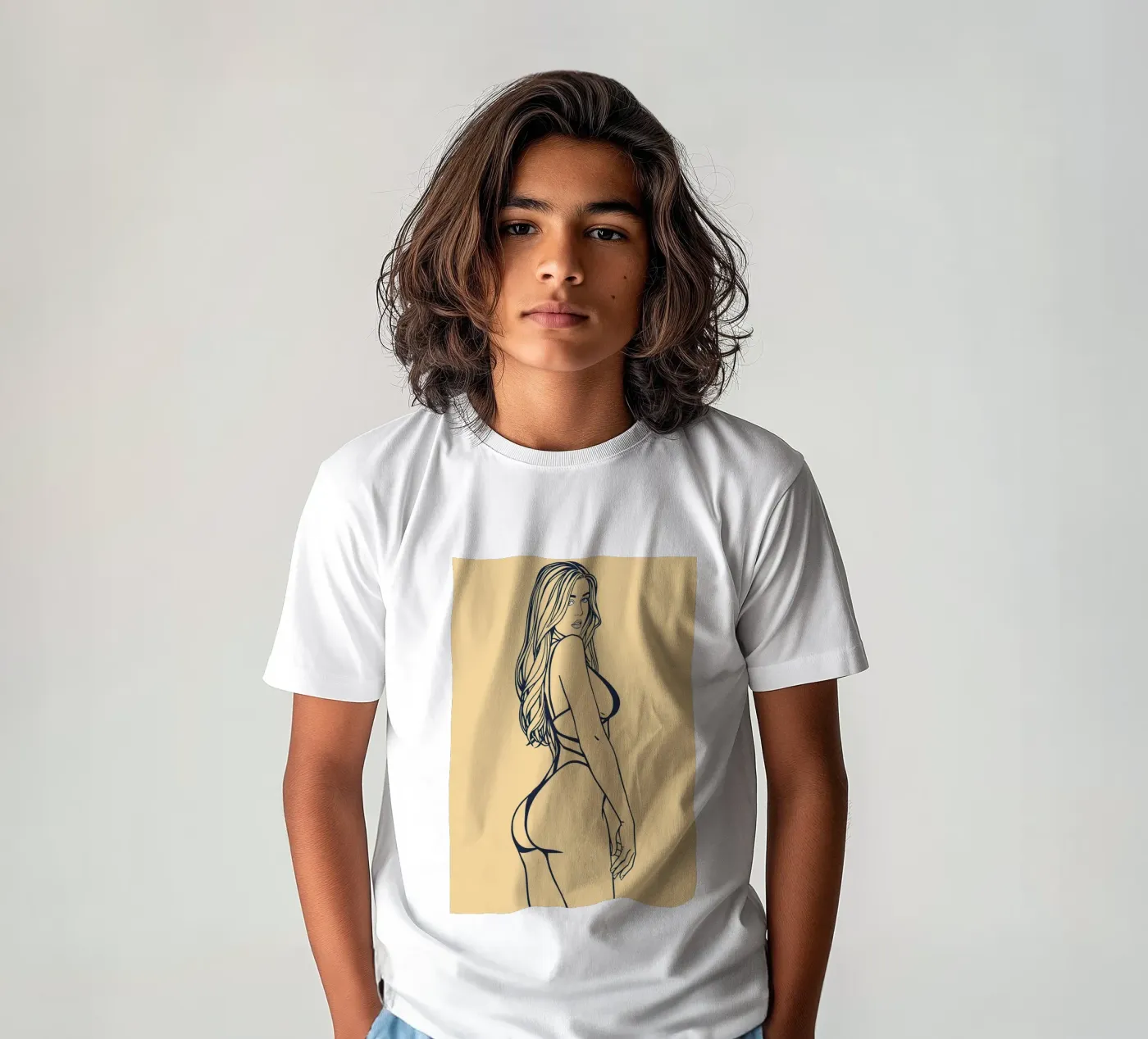 bikini t-shirt bambini da NAS800