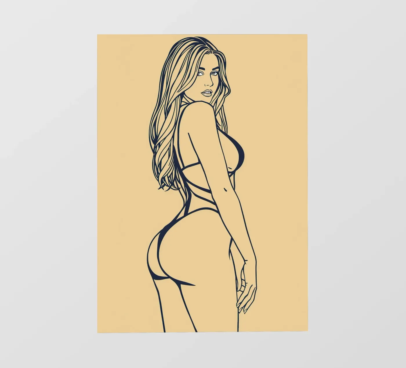 bikini fotobehang van NAS800