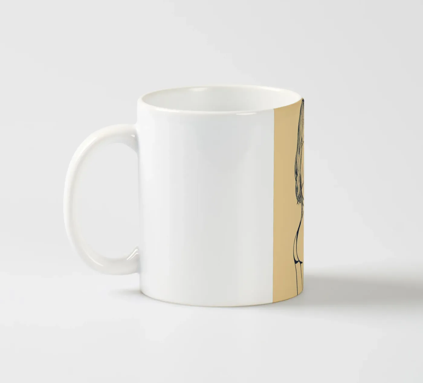 bikini ceramic mug by NAS800