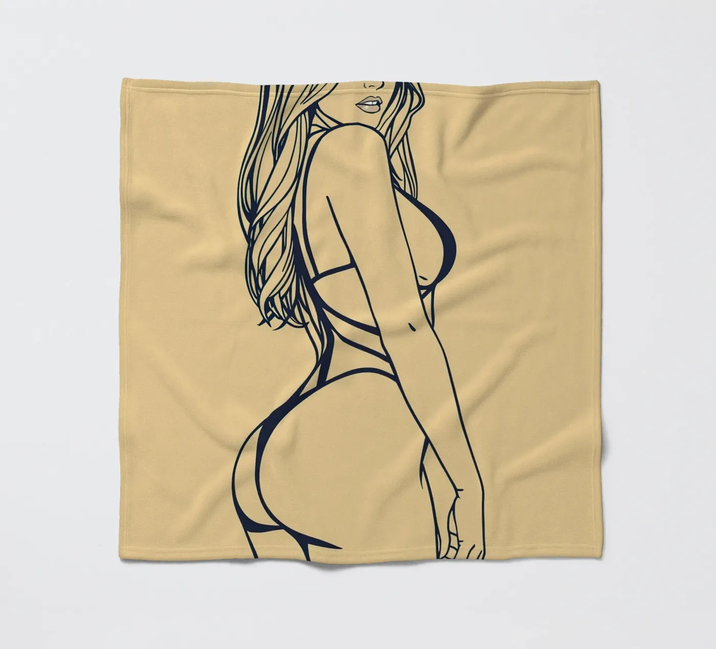 Bikini Fleecedecke von NAS800