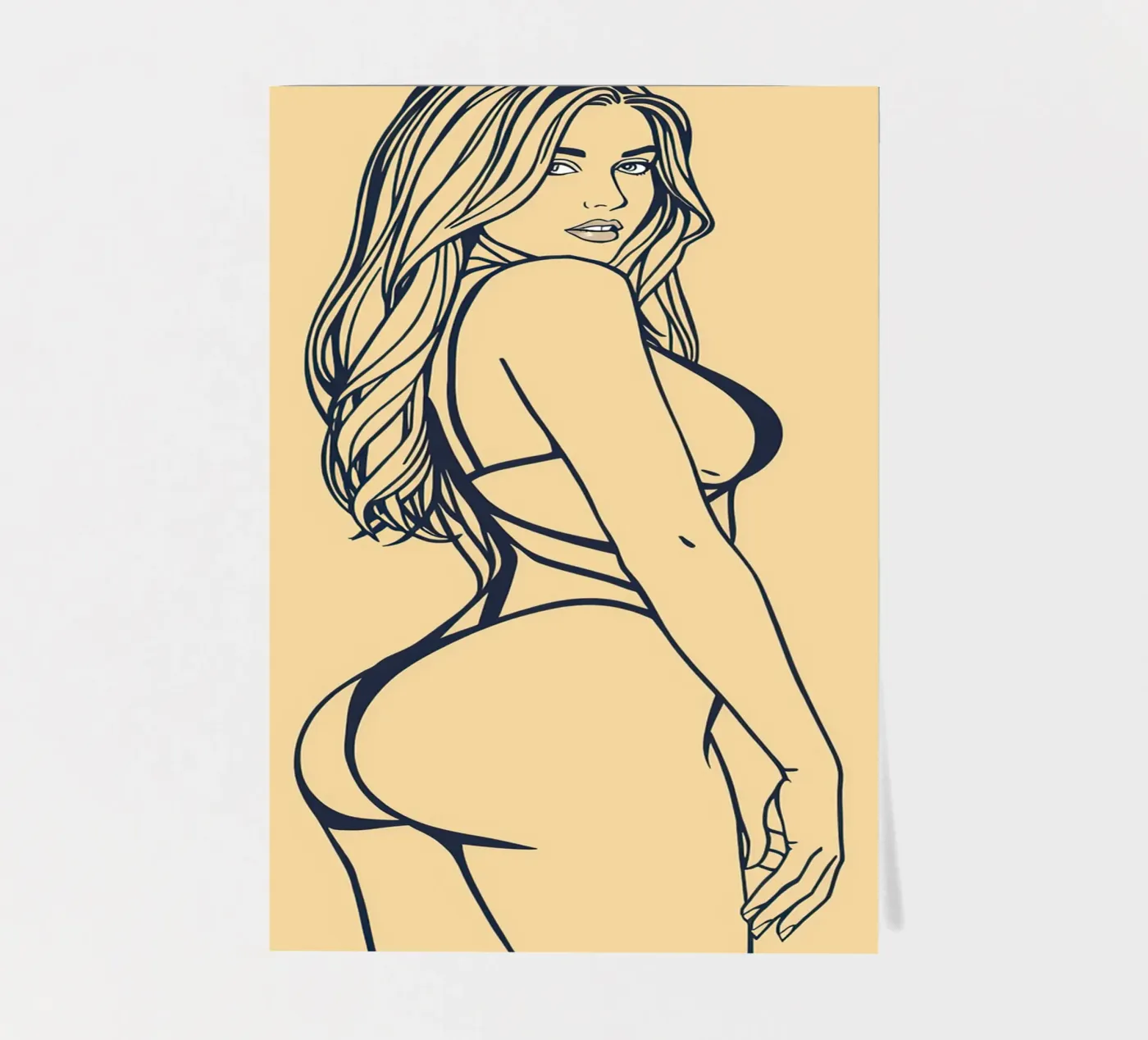 bikini sticker sheet by NAS800
