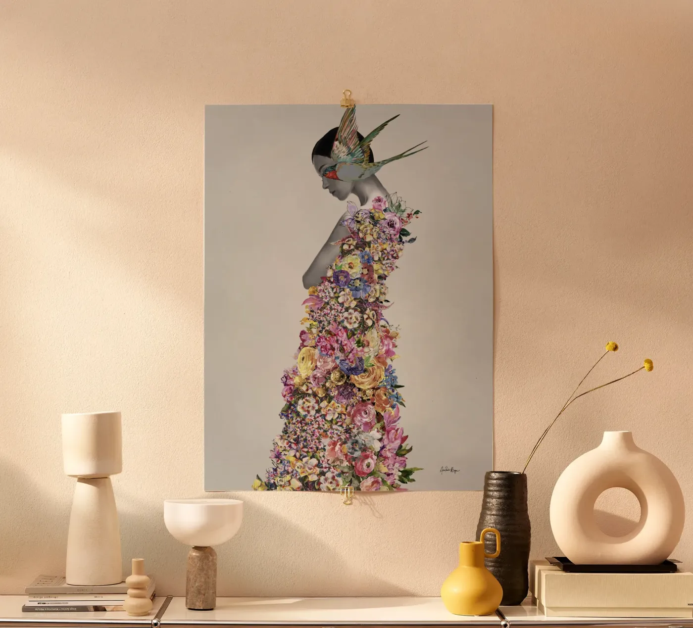 Les Fleurs Poster von Ana Paula Hoppe