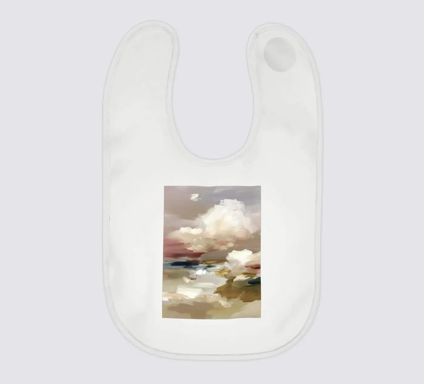 Drifting Clouds baby bib by M.A.Z.U.N.