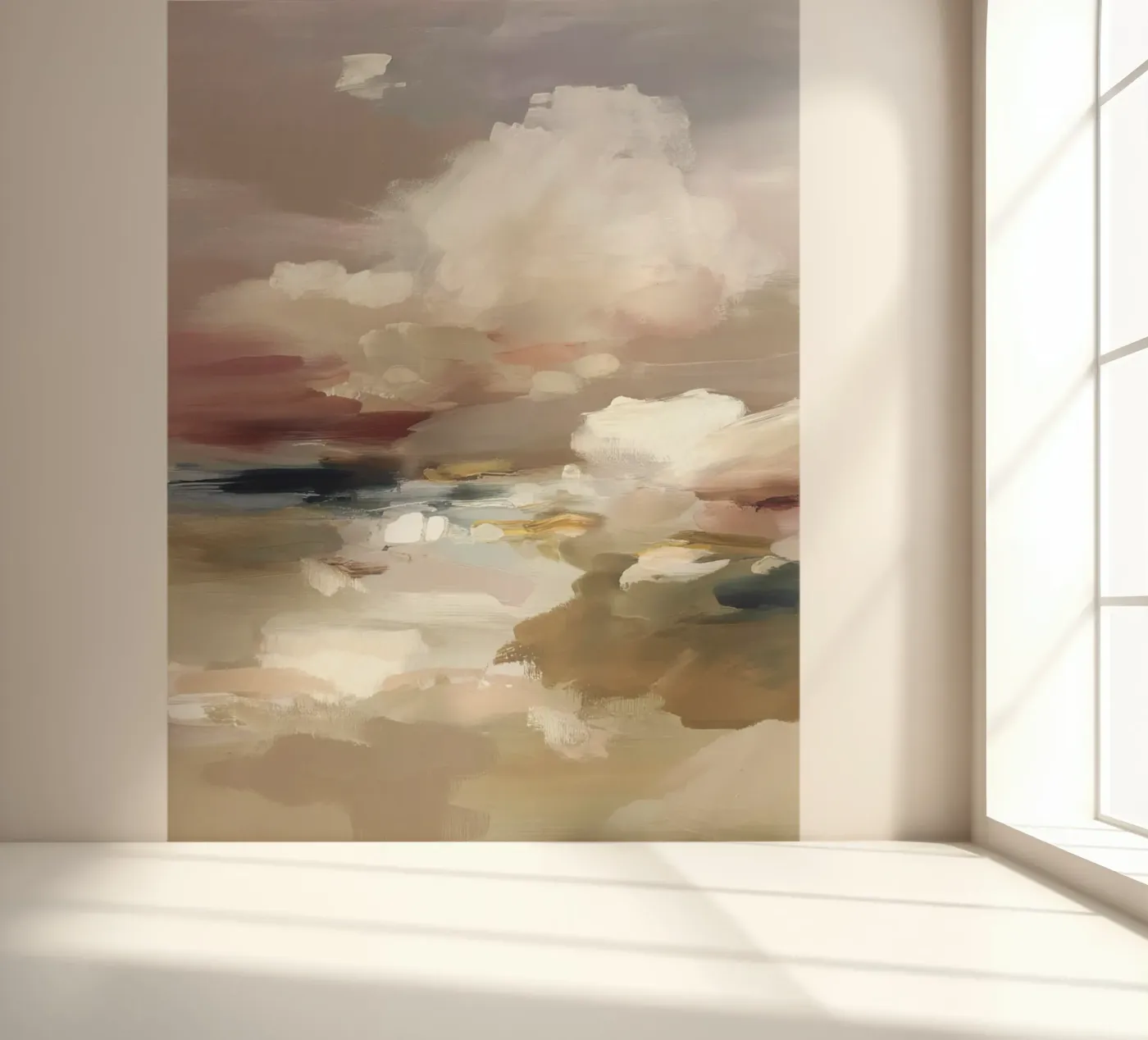 Drijvende wolken fotobehang van M.A.Z.U.N.