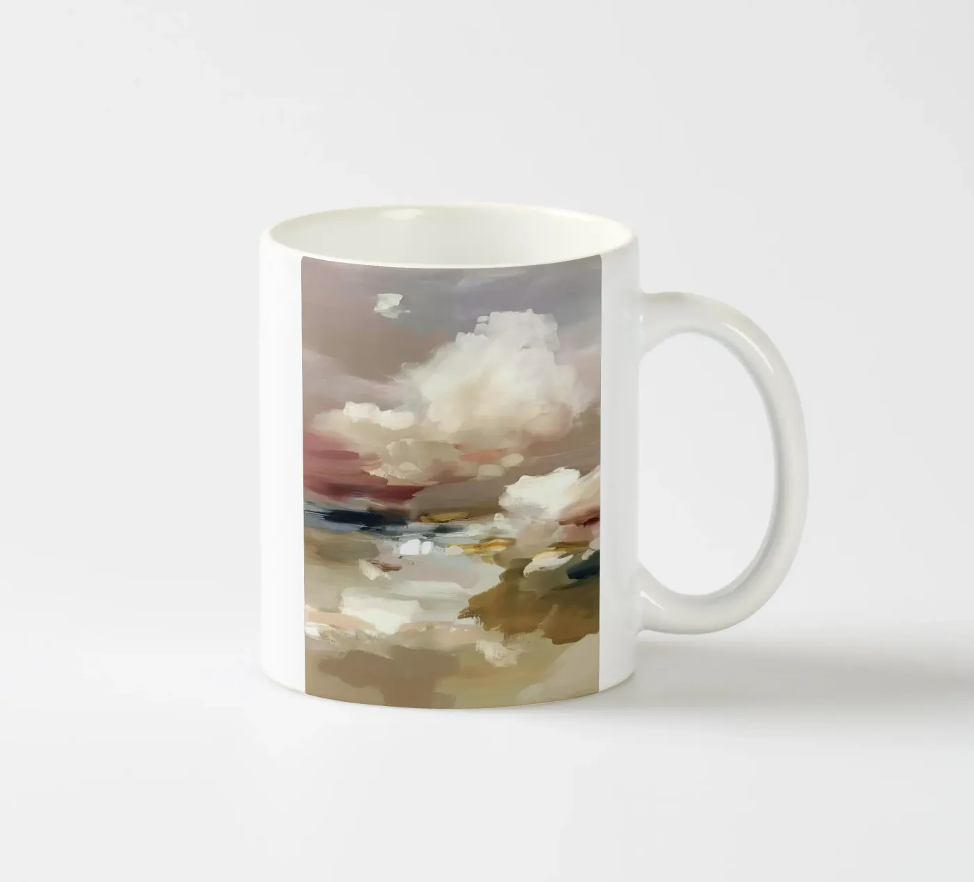 Drifting Clouds ceramic mug by M.A.Z.U.N.
