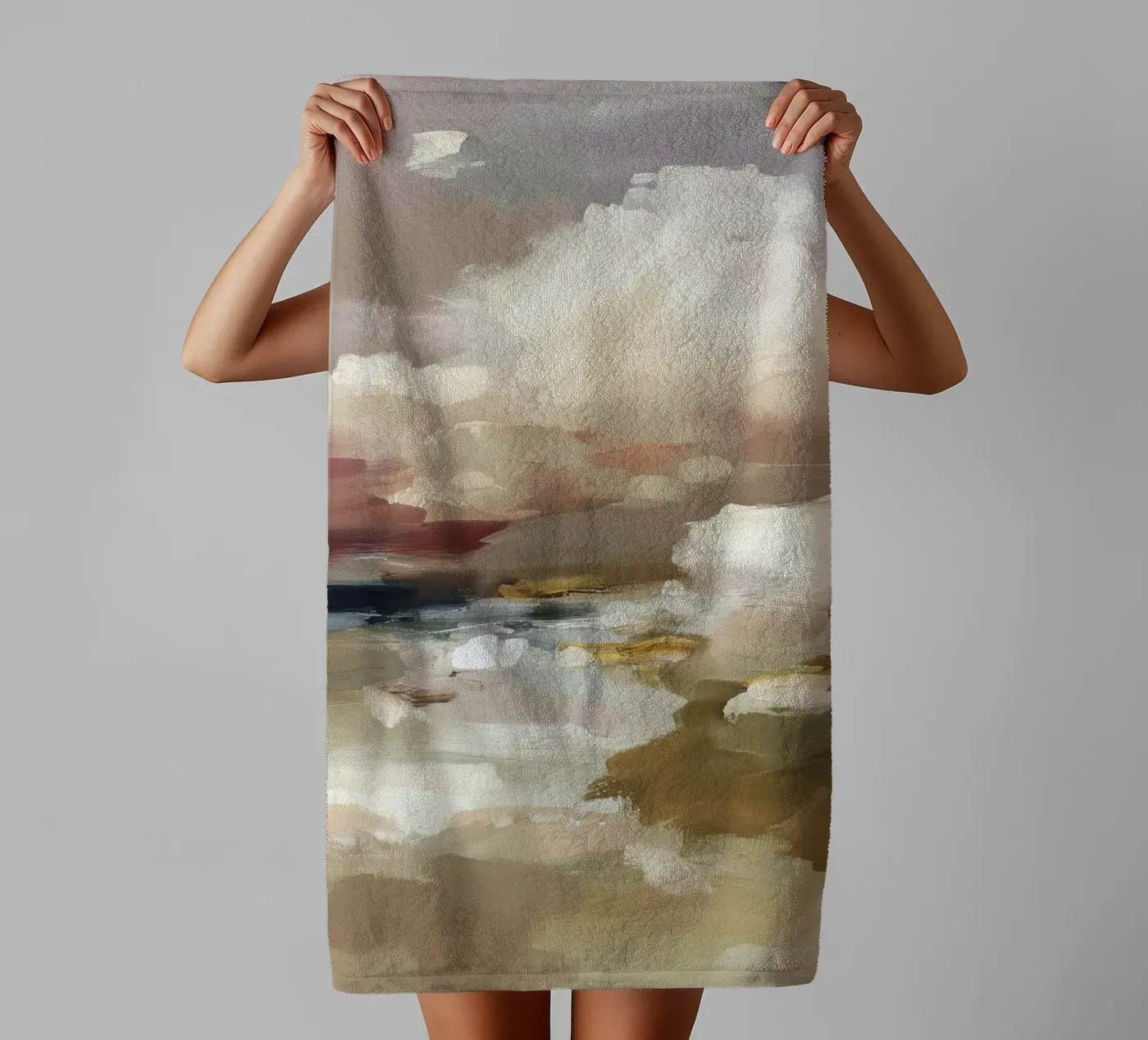 Drifting Clouds badhanddoek van M.A.Z.U.N.