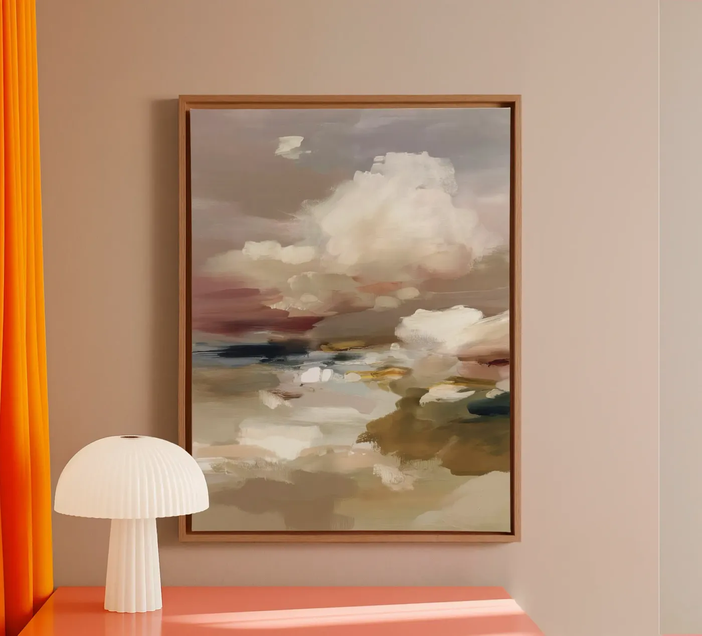 Treibende Wolken Leinwand von M.A.Z.U.N.